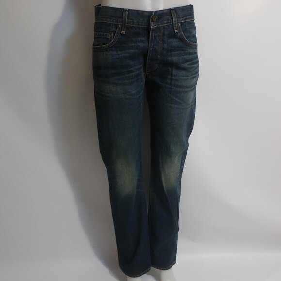 Mens Rag & Bone Slim Straight Dark Blue Jeans 32 - Picture 1 of 7